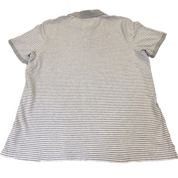 Brooks Brothers Original Fit Short Sleeve Logo Polo Golf Shirt; Grey/White; XXL - Picture 2 of 7